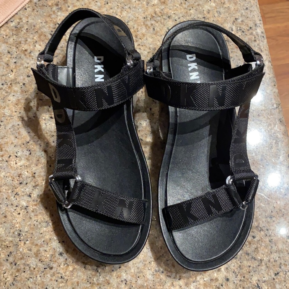 DKNY Logo Sandals